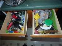 CONTENT OF DRAWERS & CABINET