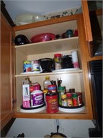 CONTENTS OF THE CORNER CABINET