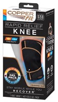 Copper Fit Rapid Relief Knee Compression Wrap with
