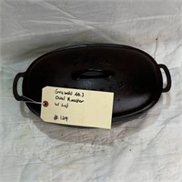 Griswold No. 3 Oval Roaster With Lid