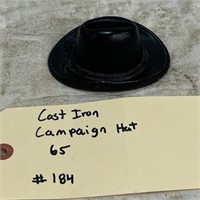 Cast Iron Campaign Hat 65