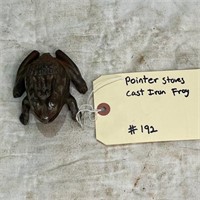 Pointer Stoves Cast Iron Frog