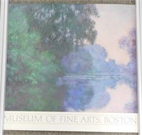 * Museum of Fine Arts Boston 1984 Art Poster -