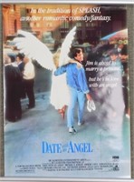 * Vintage 1987 Date with an Angel Movie Poster -