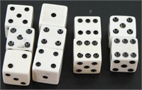 Lot of 10 White Dice