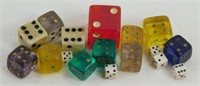 Lot of 17 Small Dice