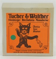 Tucher & Walther Felix the Cat with Rat Metal Toy