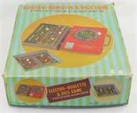 * Vintage Electro-Roulette & Dice Game Two-in-One