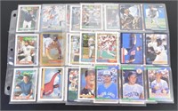 5 Sleeves of Vintage Baseball Cards