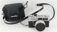 Vintage Minolta Hi-Matic E Film Camera with