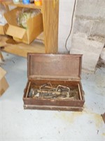 Vintage tool chest 12x26  with tools