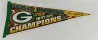 1997 NFC Champions Green Bay Packers Pennant