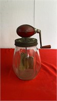 Glass Butter Churn