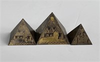 Three Small Egyptian Pyramids