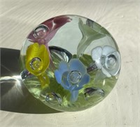 St Clair Glass Paperweight