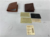Lot of 2 vintage Rolfs wallets