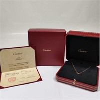 CARTIER 18kt Gold Diamond Necklace