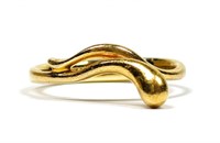 Tiffany & Co.18K Gold Teardrop Peretti Ring