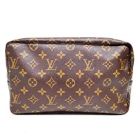 Louis Vuitton Cosmetic Pouch Bag Trousse 28 Browns
