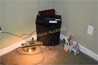 Lamp, Paper Shredder, Clock, Donkey