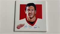 Autographed Brendan Shanahan Shanny Red Wings Tile