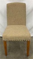 AMH3773 Tan Upholstered Accent Side Chair