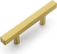 OYX 10 Pack 3in Brushed Brass Cabinet Pulls