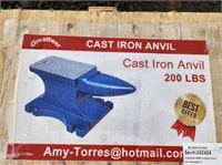 Greatbear 200lb Cast Iron Anvil