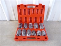 11pc 1" Metric/SAE Impact Socket Set