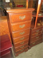 CHERRY FIVE DRAWER LINGERIE CHEST