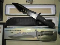PAIR OF FROST CUTLERY SILENT ASSASSIN BOWIES