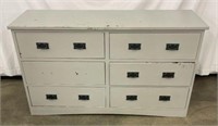 AMH3761 Rectangle Grey 6-Drawer Dresser