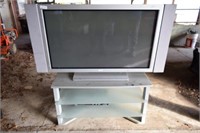 Akai 52" Flat Screen TV, DVD, VCR with Stand