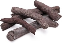 5PC Stanbroil Fireplace Cement Logs