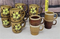 2 sets retro Japan coffee mugs