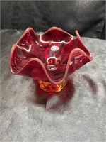 VIKING RUBY RED COMPOTE DISH