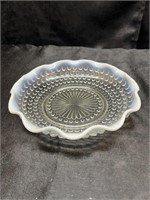 MOON STONE ANCHOR HOCKING HOBNAIL DISH