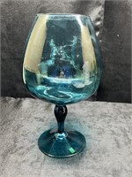 EMPOLI BLUE BRANDY SNIFTER MADE IN ITALY