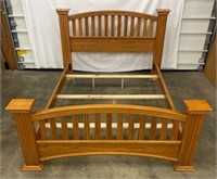 AMH3754 Queen Wood Bed Frame Mission Style