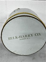 Belk-Harry Salisbury NC hat box vintage