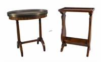 2 SIDE TABLES 1 BAKER 1 SARREID