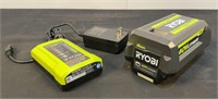 Ryobi 40V Battery & Charger