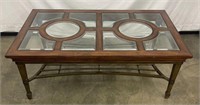 AMH3827 Wood And Glass Coffee Table