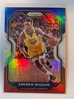 ANDREW WIGGINS 20-21 RED WHITE AND BLUE PRIZM