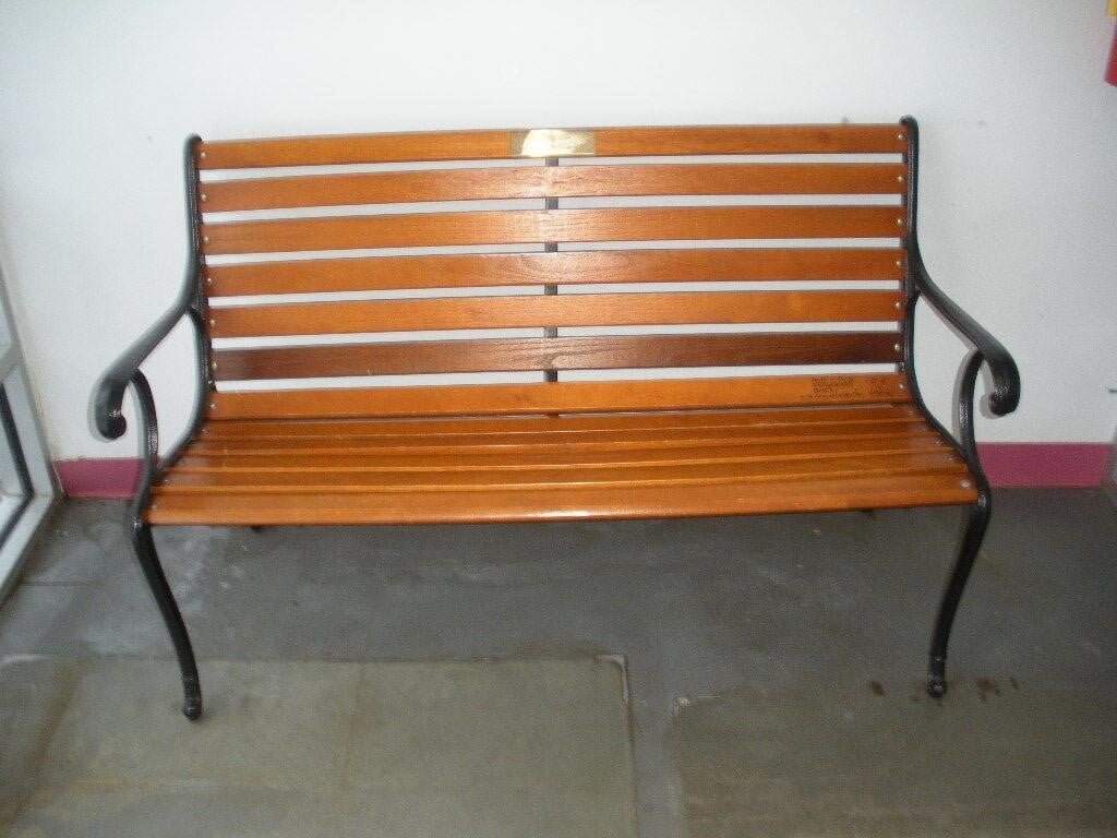 Bench from Dance Studio Entrance 