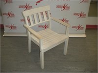White Wooden Chair  33 inches tall