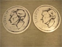 (2) Dance Prop Cardboard Coins  23 inches