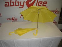 (2) Yellow Umbrella Dance Props