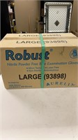Box of 1000 Robust Large Nitrile Powder Free Blue