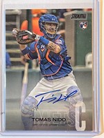 THOMAS NIDO ROOKIE BLACK AUTO /252018 STADIUM CLUB